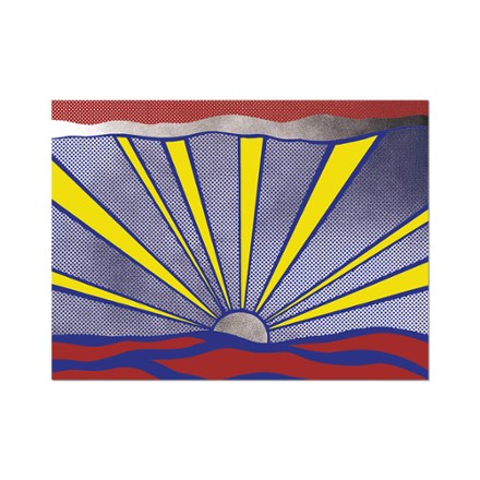 Apply Stickers Sunrise by Roy Lichtenstein Sticker 0