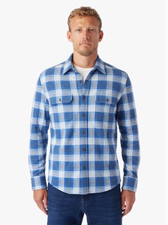 Fair Harbor Dunewood Ultra-Stretch Flannel Shirt - Men's 1