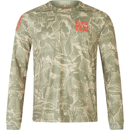 Endura LTD Grid Floral Printed Long-Sleeve Bike T-Shirt - Men's 0