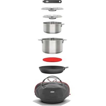 OXO Camp Cookware Set with Travel Bag 2