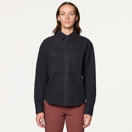 Mountain Hardwear Plusher Relaxed Long-Sleeve Flannel Shirt - Women's 0