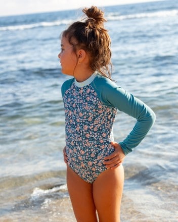Nani Mini Long-Sleeve One-Piece Swimsuit - Kids' 4