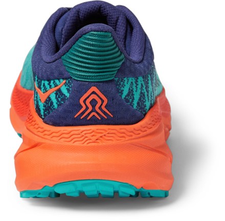 Challenger 7 Trail-Running Shoes - Men's [Back view (Ceramic/Vibrant Orange)]