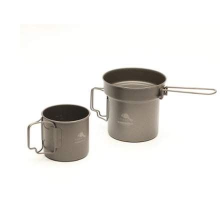 TOAKS Titanium 1-Person Compact Cookset 1