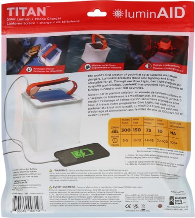 LuminAID PackLite Titan 2-in-1 Power Lantern 7