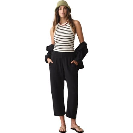 Marine Layer Lexi Rib Sun-In High Neck Crop Tank Top - Women's 1