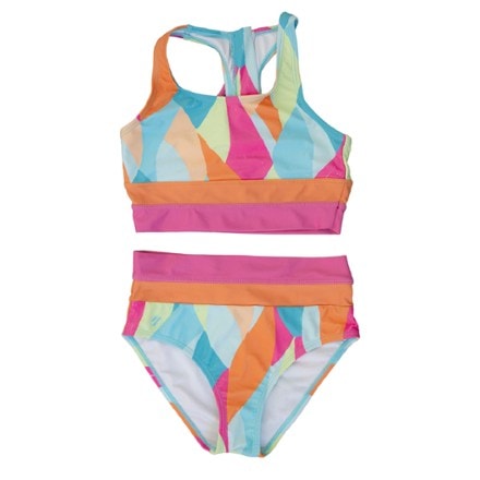 Nani Swimwear Mini Cut Back Crop Swimsuit Set - Girls' 2