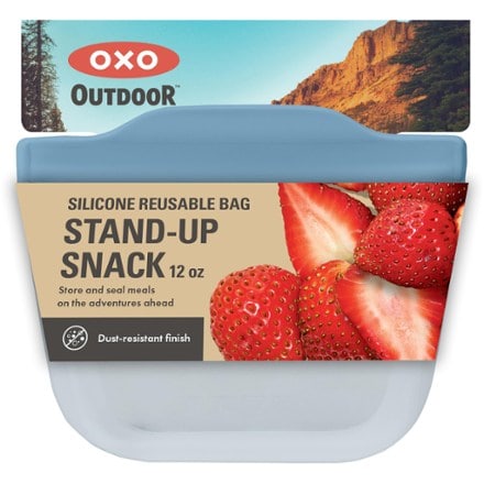 OXO Outdoor Silicone Reusable Stand-Up Snack Bag - 12 oz. 0