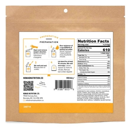 Nomad Nutrition Kathmandu Curry - 1 Serving 1