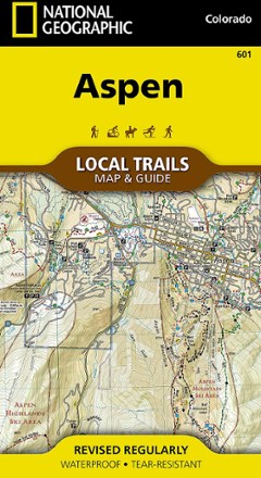 National Geographic Aspen Local Trails Map & Guide 0