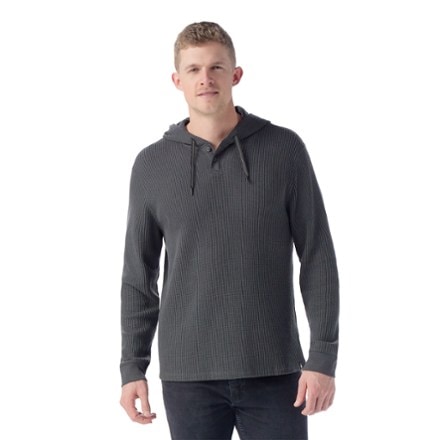 Smartwool Waffle Henley Hoodie - Men's 1