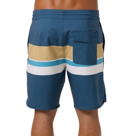 O'Neill Cruzer Stripe Scallop 18" Board Shorts - Men's 1
