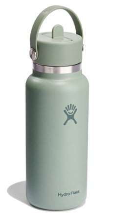 Hydro Flask Wide-Mouth Vacuum Water Bottle with Flex Straw Cap - 32 fl. oz. 1