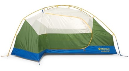 Marmot Limelight 2P with Footprint Front view (Foliage/Dark Azure)