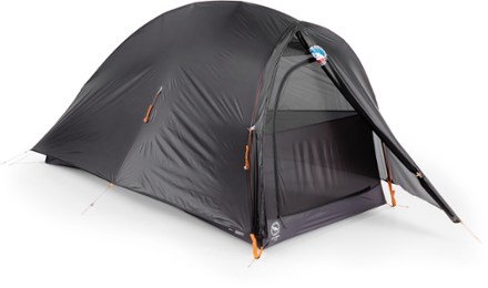 Big Agnes Fly Creek UL1 Tent 3/4 front view with rainfly