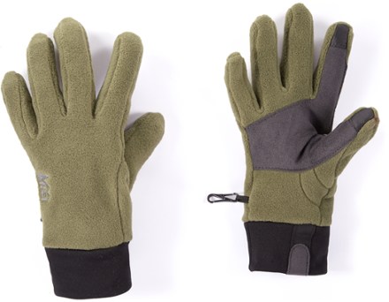 fleece gloves womens