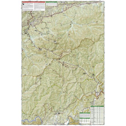 National Geographic Great Smoky Mountains National Park East Map 2