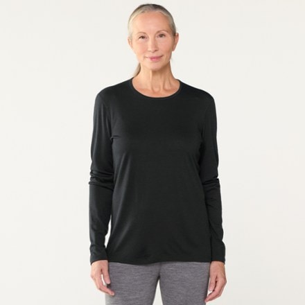 Icebreaker Merino 200 Oasis Long-Sleeve Crewe Thermal Top - Women's 1