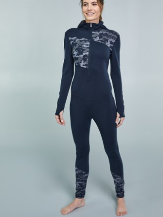 one piece long underwear women's