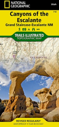 National Geographic Canyons of the Escalante Trail Map 0