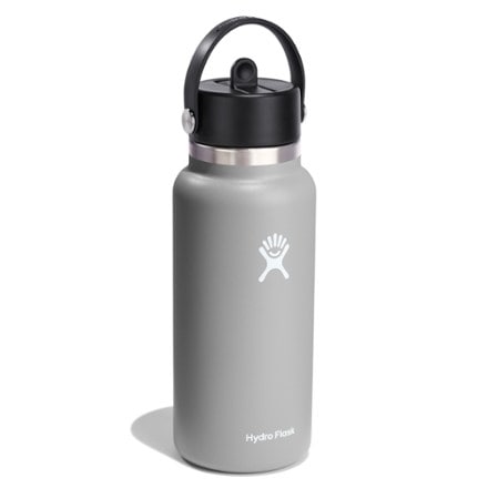 Hydro Flask Wide-Mouth Vacuum Water Bottle with Flex Straw Cap - 32 fl. oz. 1