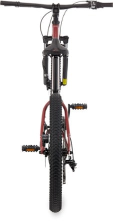 Co-op Cycles REV DRT 24 Kids' Mountain Bike Back view (Moab Red)