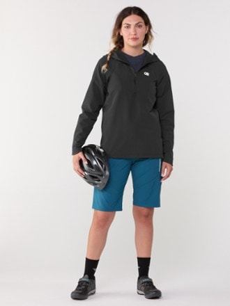 Outdoor Research Freewheel Half-Zip Bike Hoodie - Women's 3