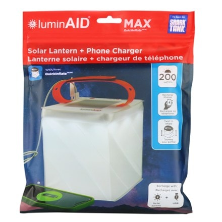 LuminAID Max Quick Inflate Solar Lantern with Phone Charger 9