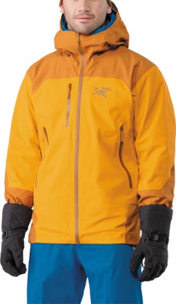 orange arcteryx jacket