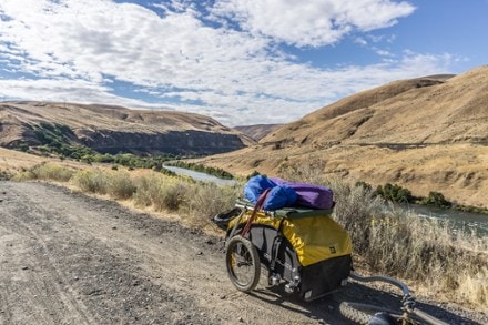 Burley Nomad Cargo Rack In use