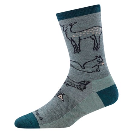 Darn Tough Woodland Creatures Crew Lightweight Lifestyle Socks - Women's 1