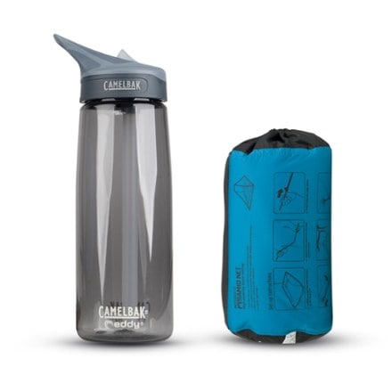 Sea to Summit Mosquito Pyramid Net Shelter Water bottle not included; shown for size reference only