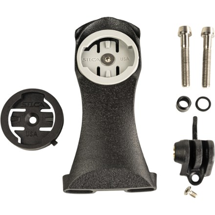 Silca Chisela Computer Mount - Wide (23-40 mm) - Garmin and Wahoo Compatible 0