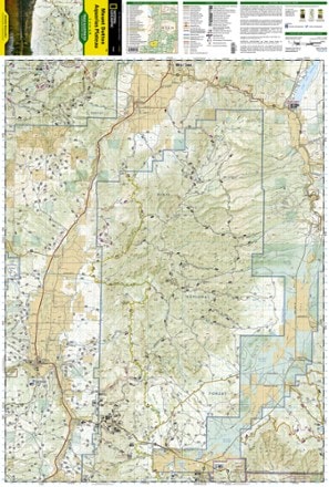 National Geographic Paunsaugunt Plateau, Mount Dutton & Bryce Canyon Topographic Map 2