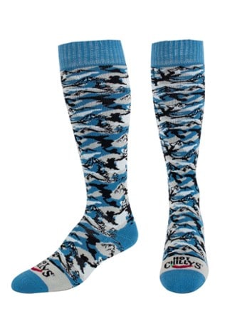 Hot Chillys Camo Mountain Mid Volume Socks - Men's 0