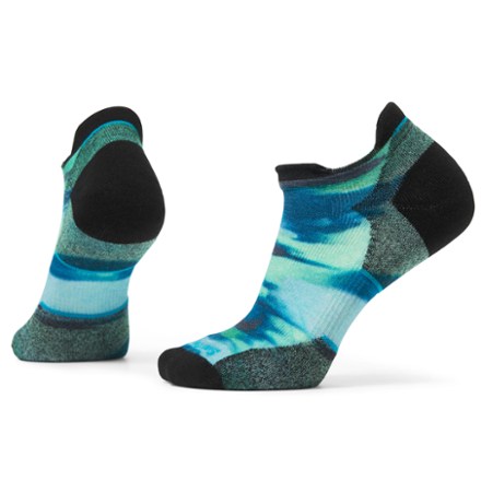 Smartwool Run Targeted Cushion Brushed Print Low Ankle Socks - Women's 0