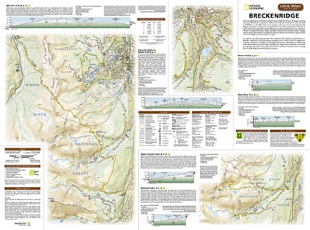 National Geographic Breckenridge Local Trails Map & Guide 2