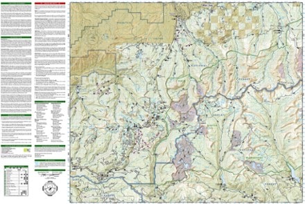 National Geographic High Uintas Wilderness Topographic Map 2