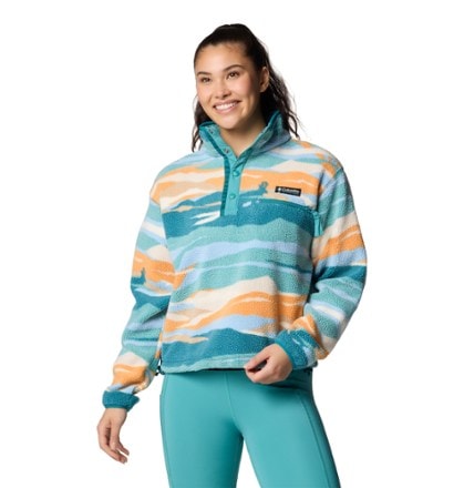 Columbia Helvetia II Cropped Half-Snap Fleece Pullover - Women's 0