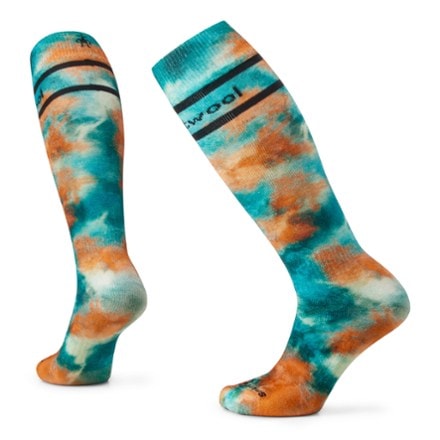 Smartwool Ski Full Cushion Tie Dye Print Over the Calf Socks - Women's 0