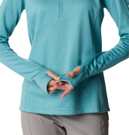 Columbia Park View Grid Fleece Half-Zip Top - Women's 4