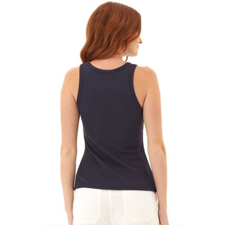 Threads 4 Thought Feather Rib High-Neck Tank Top - Women's 1