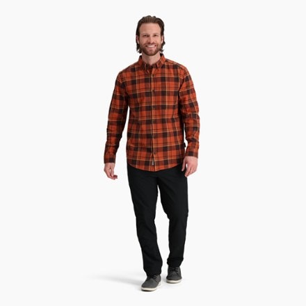 Royal Robbins Lieback Organic Cotton Flannel Shirt - Men's 3