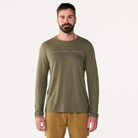 Patagonia Capilene Cool Trail Graphic Long-Sleeve Shirt - Men's 1