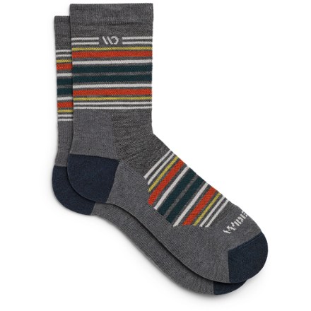 Wide Open Multi Stripe Cushioned Micro Crew Socks - Men's 1