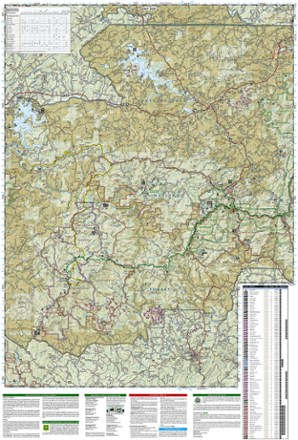 National Geographic Springer and Cohutta Mountains Topographic Map ...