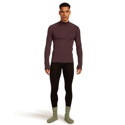 Icebreaker 300 MerinoFine Polar Long-Sleeve Half-Zip Thermal Base Layer Top - Men's 4