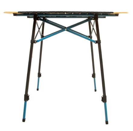 Mountain Summit Gear Hybrid Aluminum Roll-Top Table with Bamboo Extensions 2