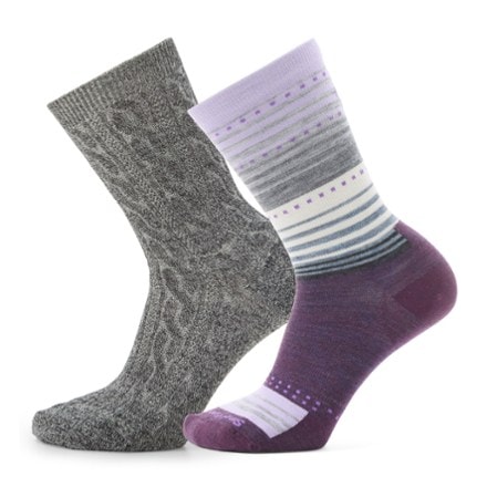 Smartwool Everyday Zero Cushion Crew Socks - Women's - 2 Pairs 0