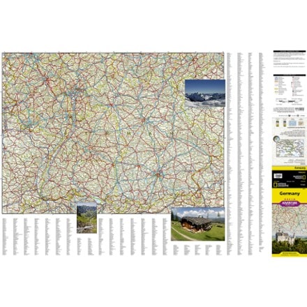 National Geographic Germany Adventure Travel Map 1